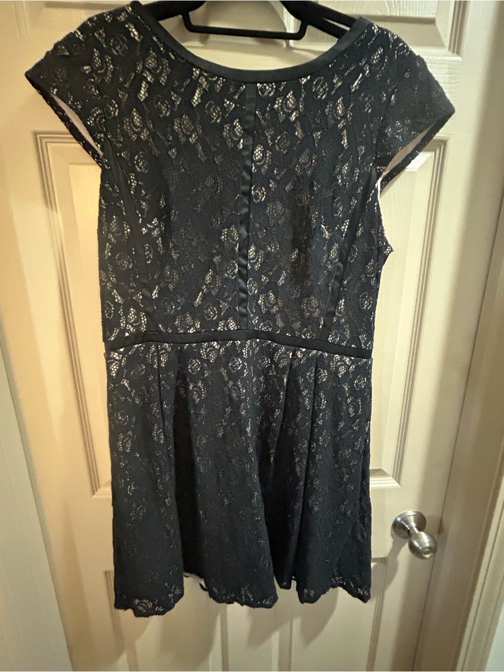 R&K Black Lace Midi Dress
